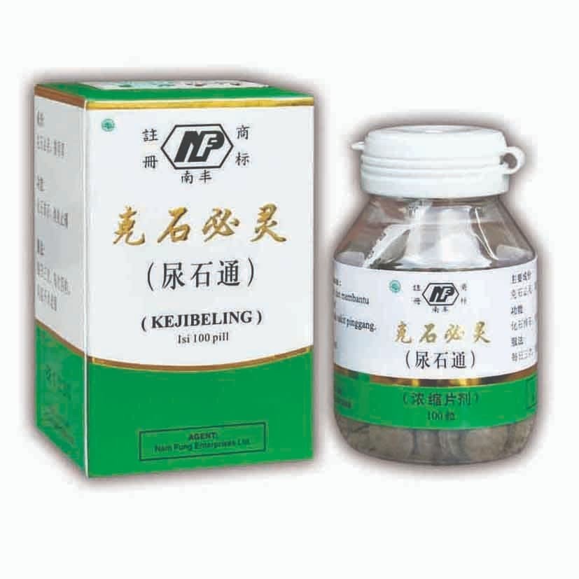 KEJIBELING TABLETS ( bpom ) Obat Batu Ginjal 100 Tablet - Obat Cina