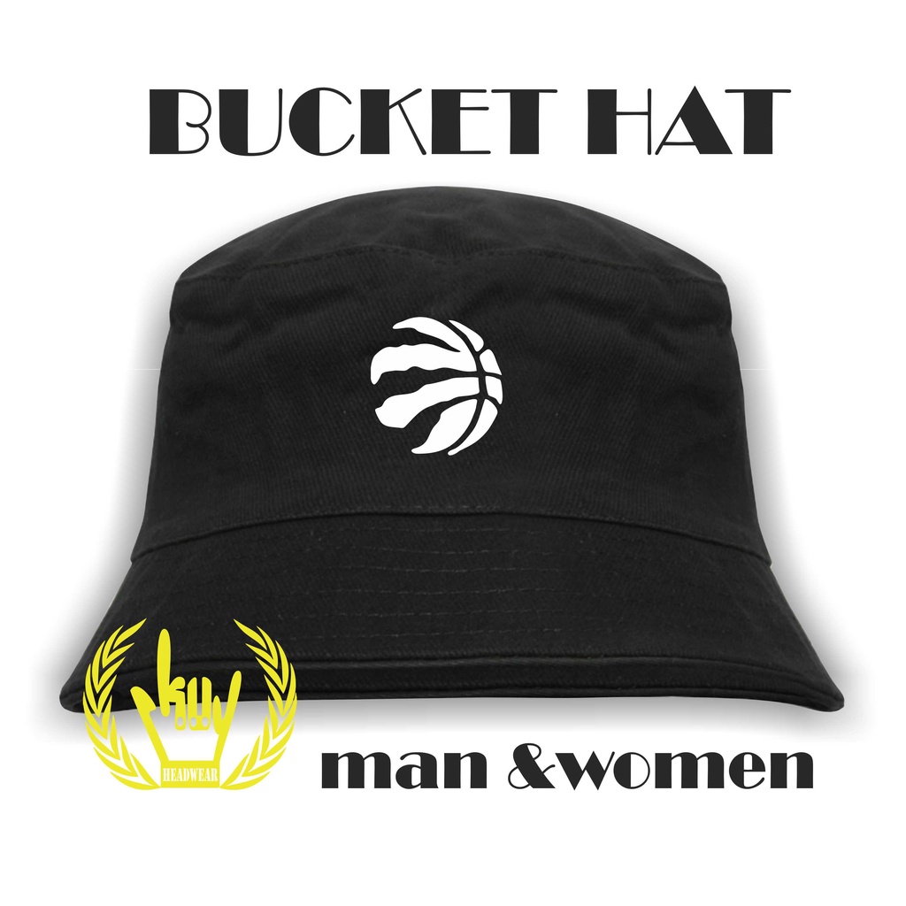 BUCKET HAT Mountain Premium / Topi Buket Gaul Topi Hitam Premium Hits