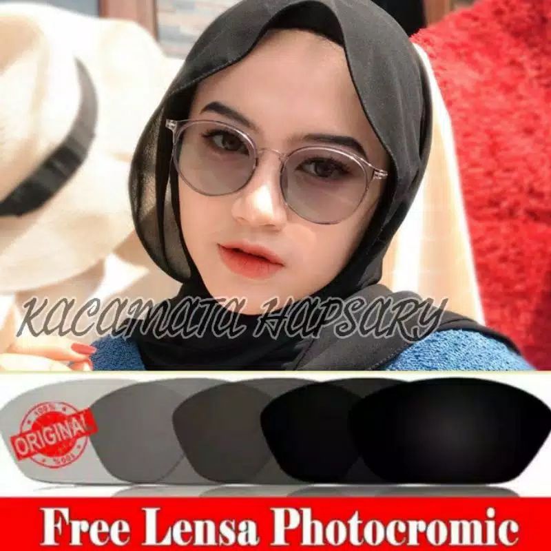 FRAME KACAMATA WANITA OVAL TRENDY 2125 | KACAMATA MINUS | KACAMATA ANTI RADIASI | LENSA PHOTOCROMIC