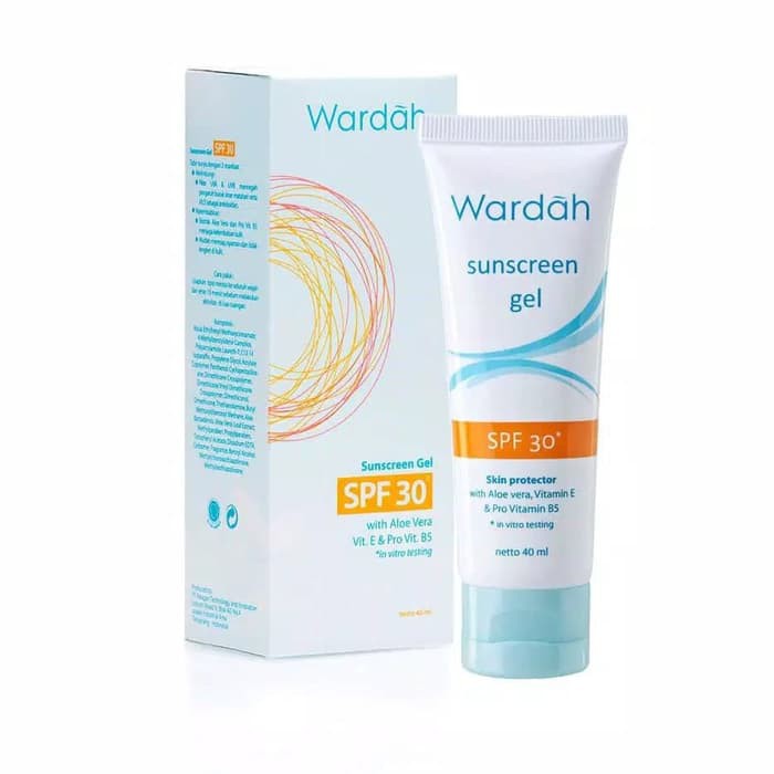 SS WARDAH SUNSCREEN GEL SPF 30 , 40 ML  40ML