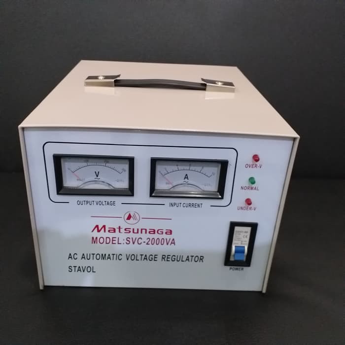 Stabilizer MATSUNAGA Stavol 2000 watt Servo Motor/Soft Start/Regulator 2000va