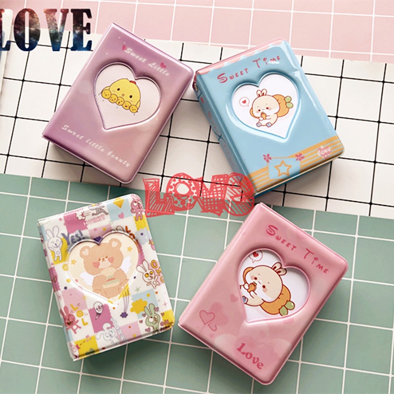 Ins 3inch Album Foto Mini Sweet Love Card Holder Photocard Collect Book