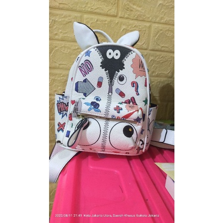 Tas ransel huer mata preloved