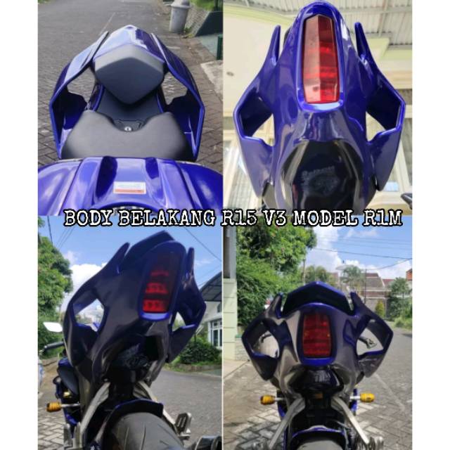 Body belakang r15 v3 model r1m / body R1M pnp buat body r15 v3