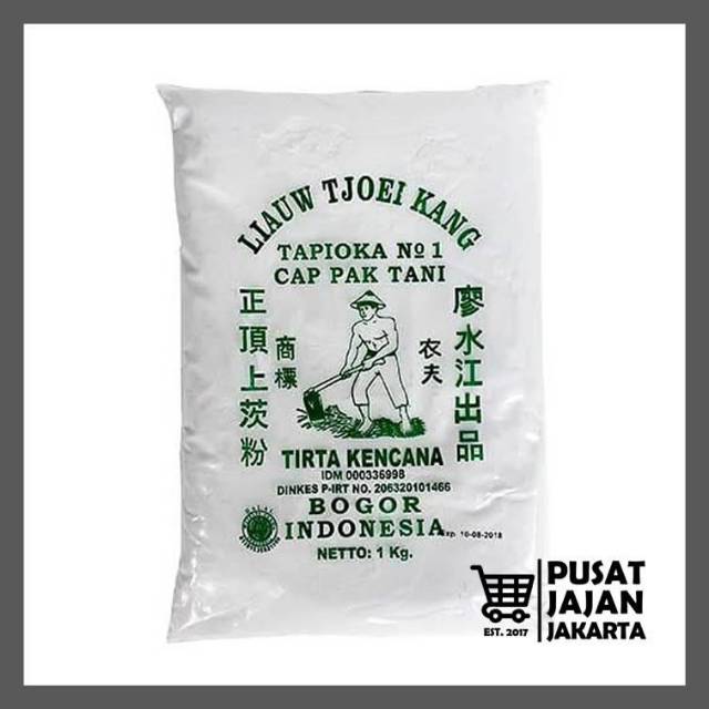 

Liauw Tjoei Kang Sagu Cap Pak Tani Tapioka No.1 Tepung Sagu 1kg