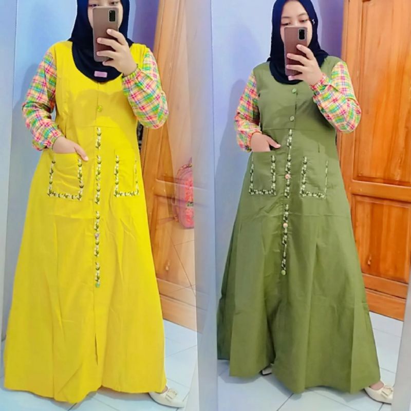 GAMIS REPLICA DANNIS / GAMIS KATUN BORDIR TERBARU