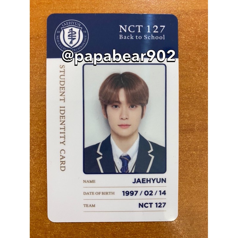 NCT B2S kit, ID Card Jaehyun, Post Card Jaehyun