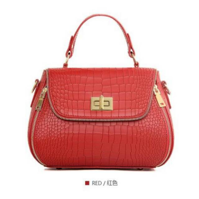 TAS CROCO MINI SELEMPANG IMPORT BAG FASHION WANITA CASUAL