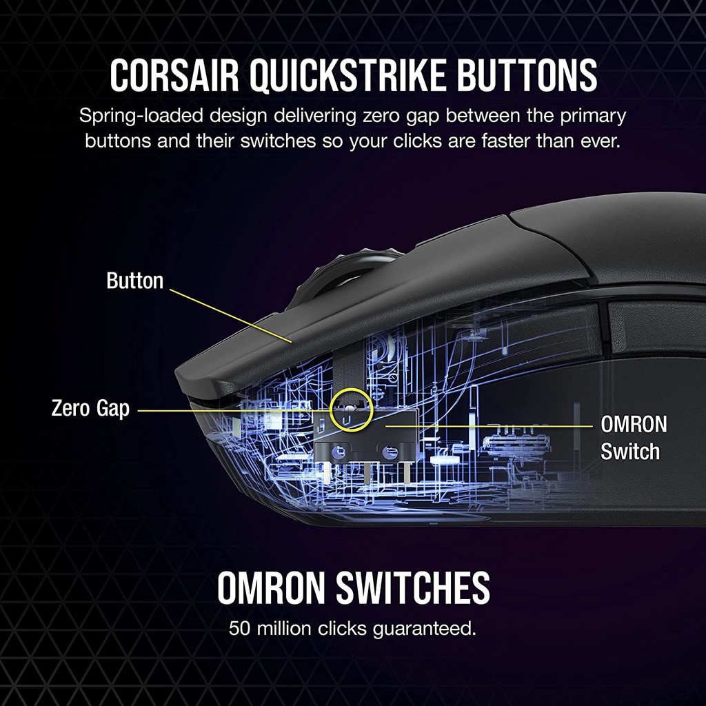 Corsair Sabre Pro RGB Wireless Ultra-Lightweight Gaming Mouse