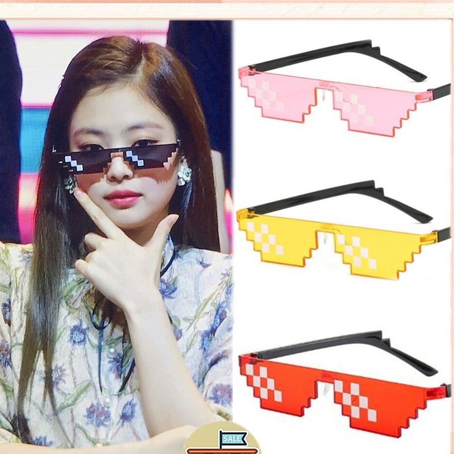 Kacamata Anak Laki Perempuan Kacamata Gaming Kacamata Minecraft Kacamata Fashion Thug Life-1