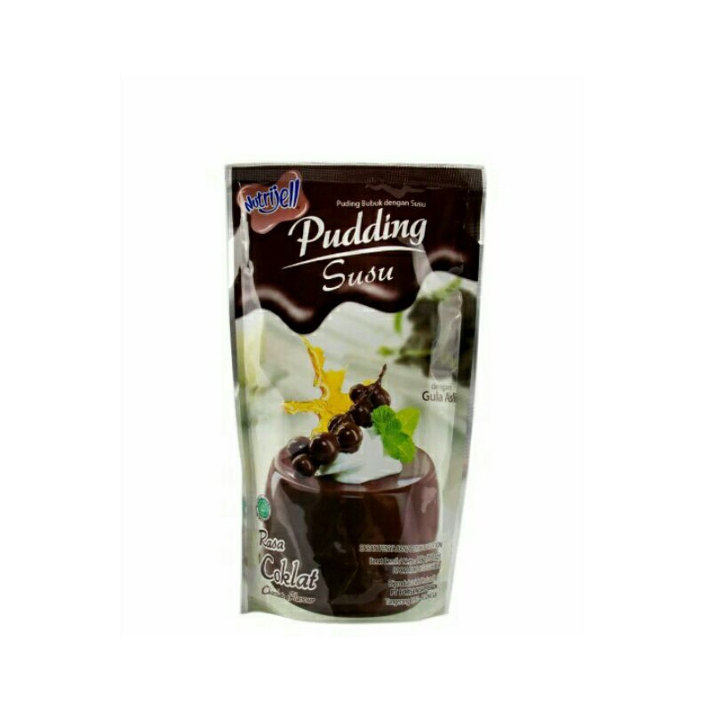 Nutrijell Pudding Susu Coklat 145G