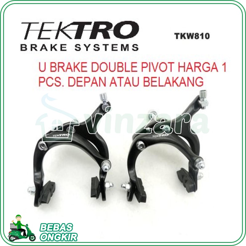 Rem U Brake TEKTRO double pivot Dual Alloy UBrake c Hybrid Sepeda seli Lipat balap rb