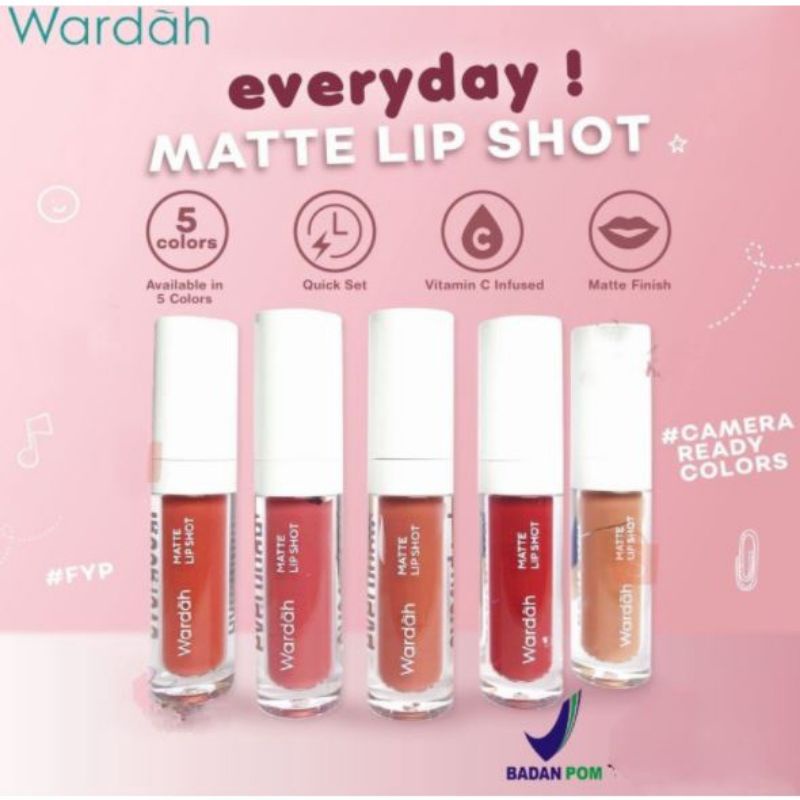 Wardah Everyday Matte Lip Shot | matte