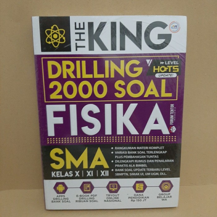 

❤BISA COD❤ BUKU FISIKA SMA | THE KING DRILLING HOTS 2000 Soal Fisika SMA