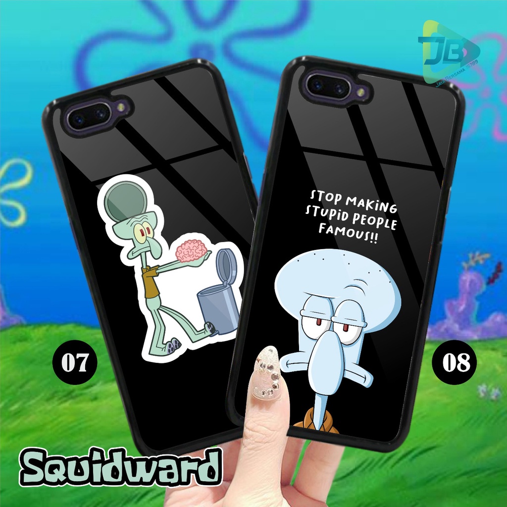 HARDCASE 2D GLOSSY SQUIDWARD OPPO VIVO XIAOMI SAMSUNG REALME IPHONE ALL TYPE JB4697