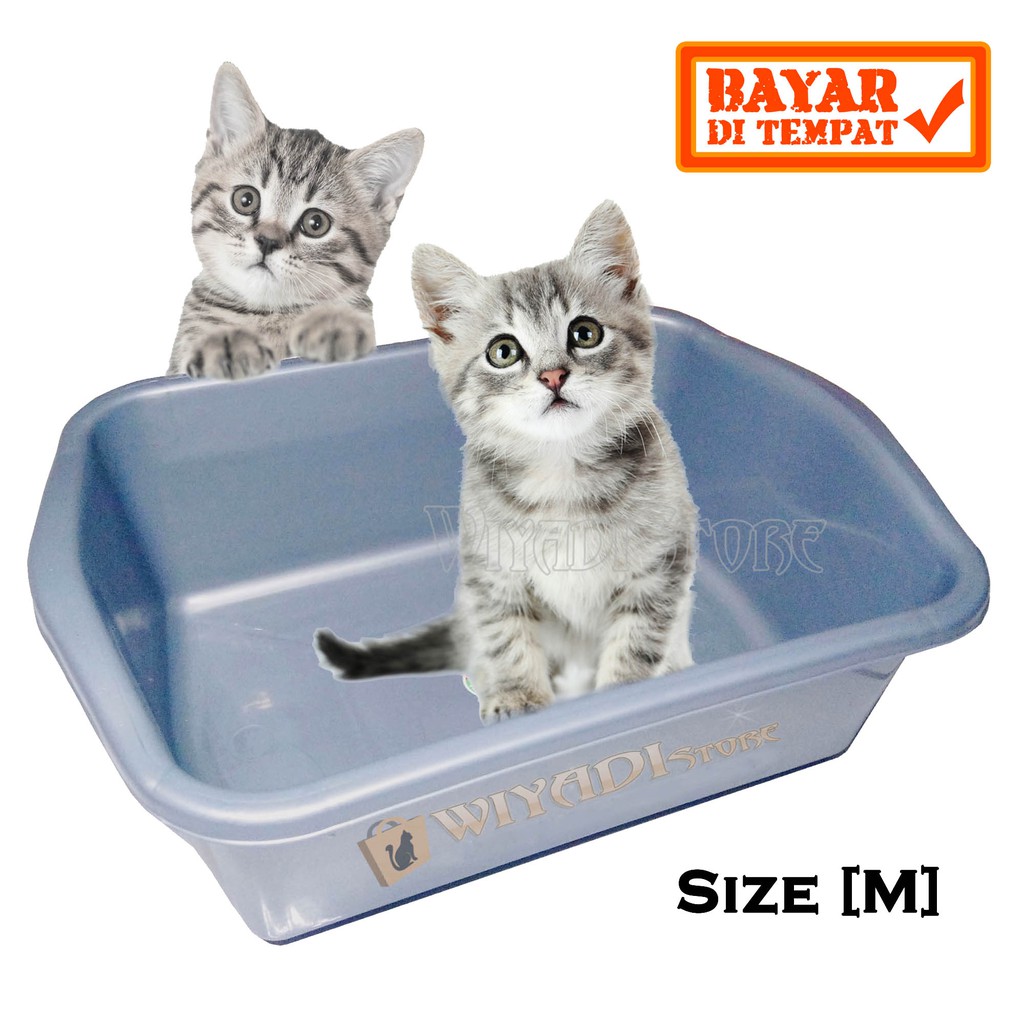 Tempat pup Litter Box Size [M] (Kotak / Bak Pasir Kucing kitten)