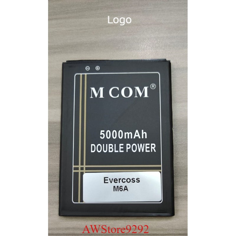 Mcom Battery Batre Baterai Double Power Mcom Evercoss M6A