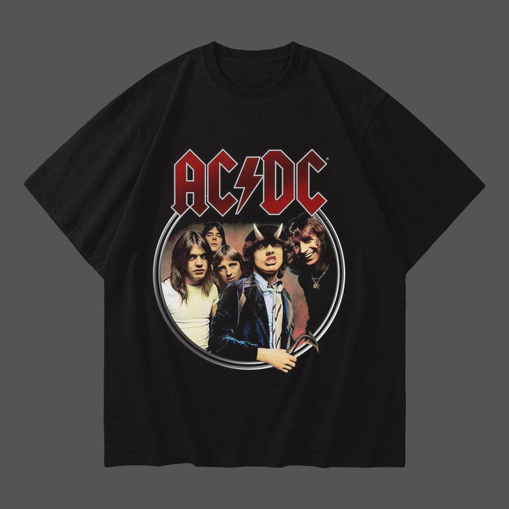 Acdc Highway T Hell tshirt Vintage Oversized tee