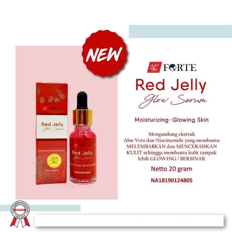 SERUM RED JELLY SBY FORTE GLOWING