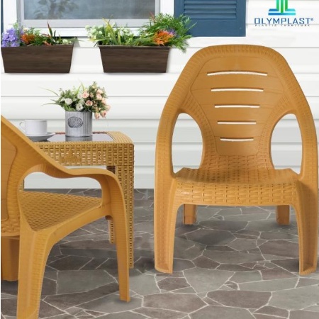Kursi Santai Plastik OLYMPLAST OL 509 Rotan
