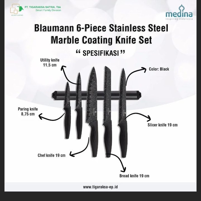pisau blaumann set / blaumann knife set promo
