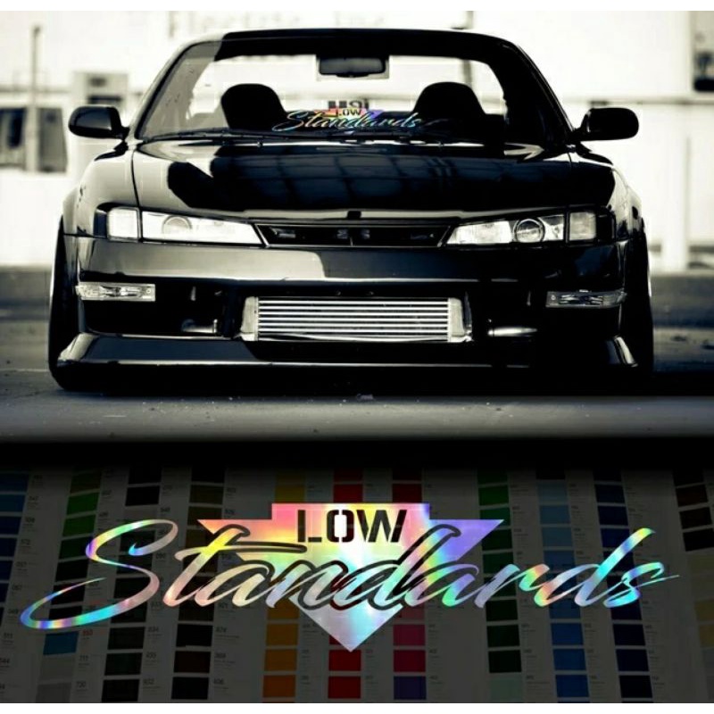 Stiker Low Standars Stiker Kaca Depan Belakang Stiker Mobil Sigra Brio Xenia Avanza Ayla All Univers