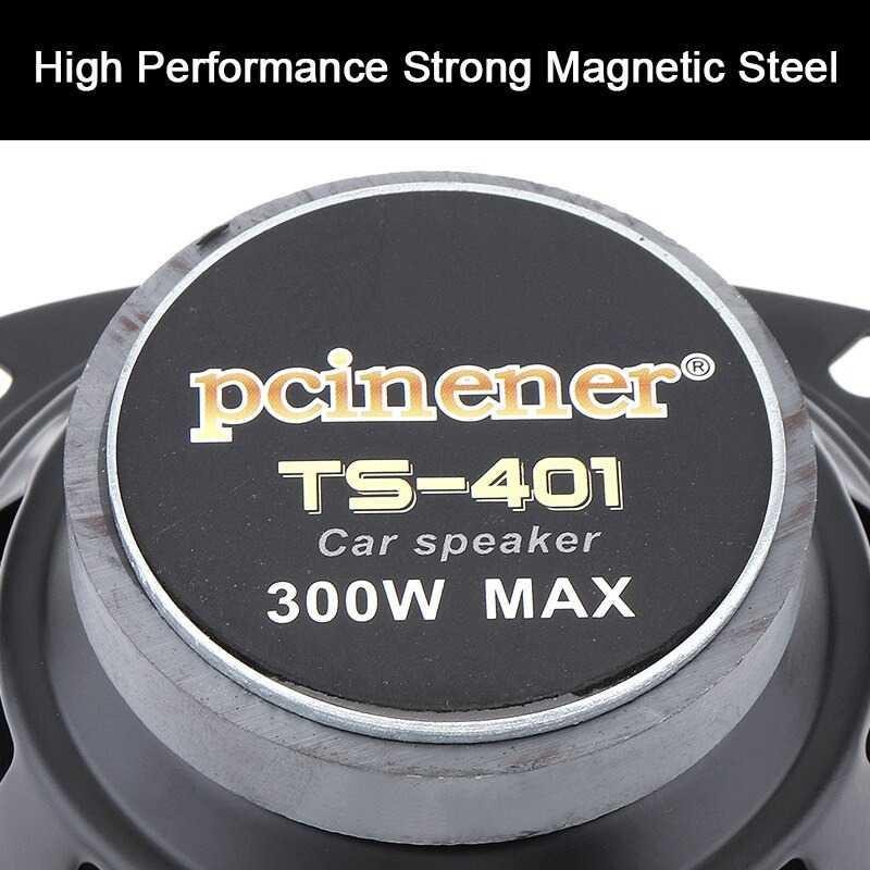 Pcinener Speaker Mobil HiFi 4 Inch 300W 1 PCS - TS-401 - Black