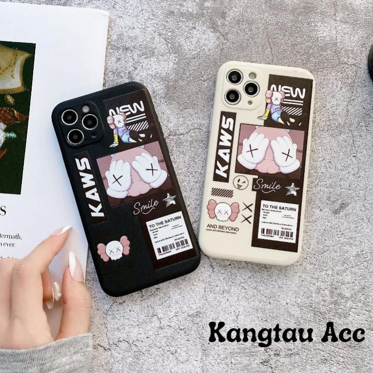 [SK.25Au22p] CASE SOFT CASE TPU CASING KAWS FOR VIVO Y20 Y20I Y12S Y20S Y21 Y21S Y21T Y33S Y12 Y15 Y