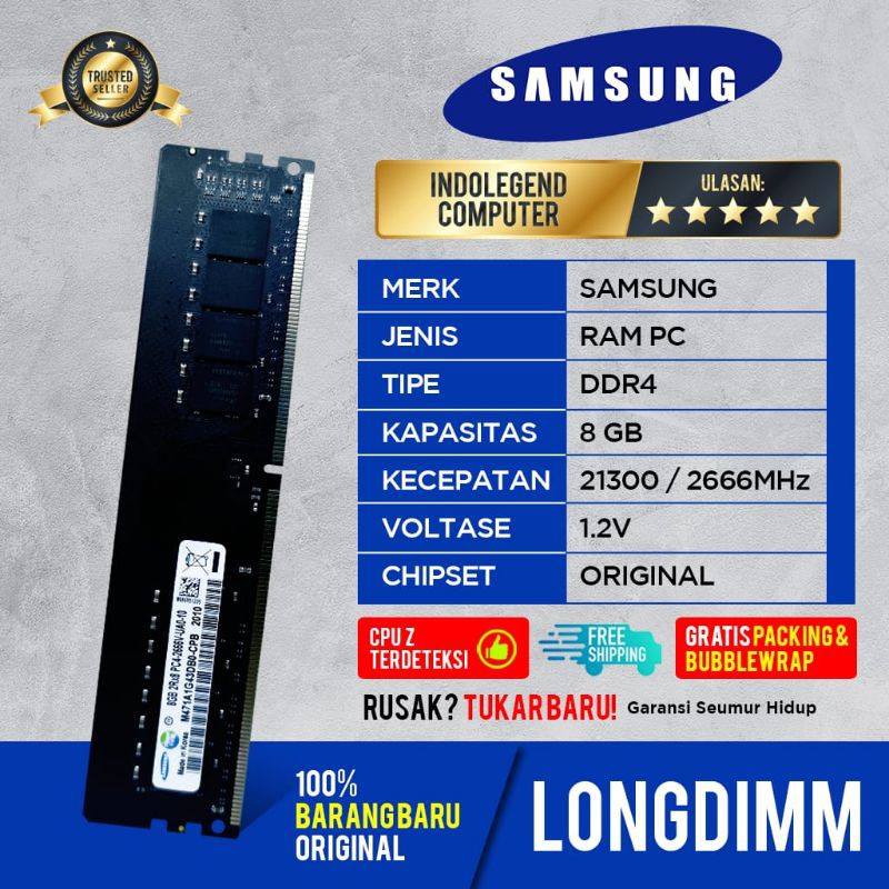 Samsung ddr4 8gb pc2666 Longdim