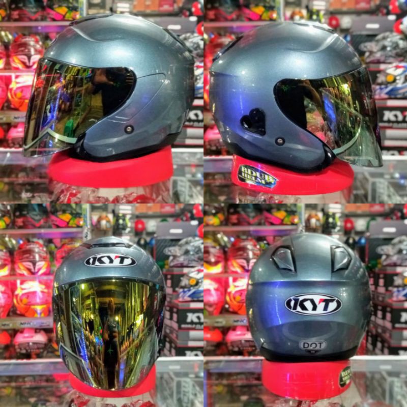 helm kyt kyoto solid paket GANTENG TERMURAH (BISA COD)-6