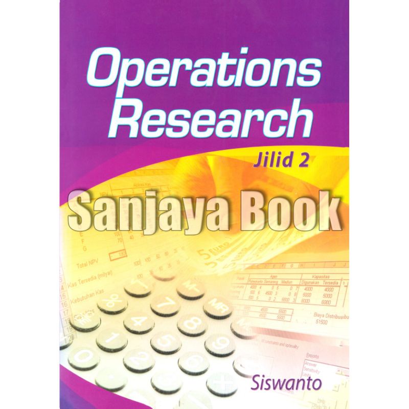 

operations research jilid 2 by siswanto
