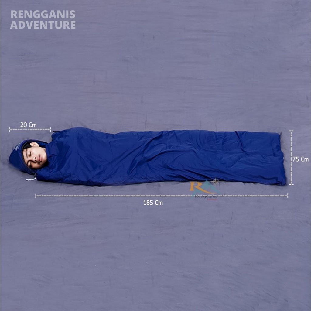 Sleeping Bag Kantung Tidur Dacron MERK RIR OUTDOOR Tebal Hangat Sleepingbag