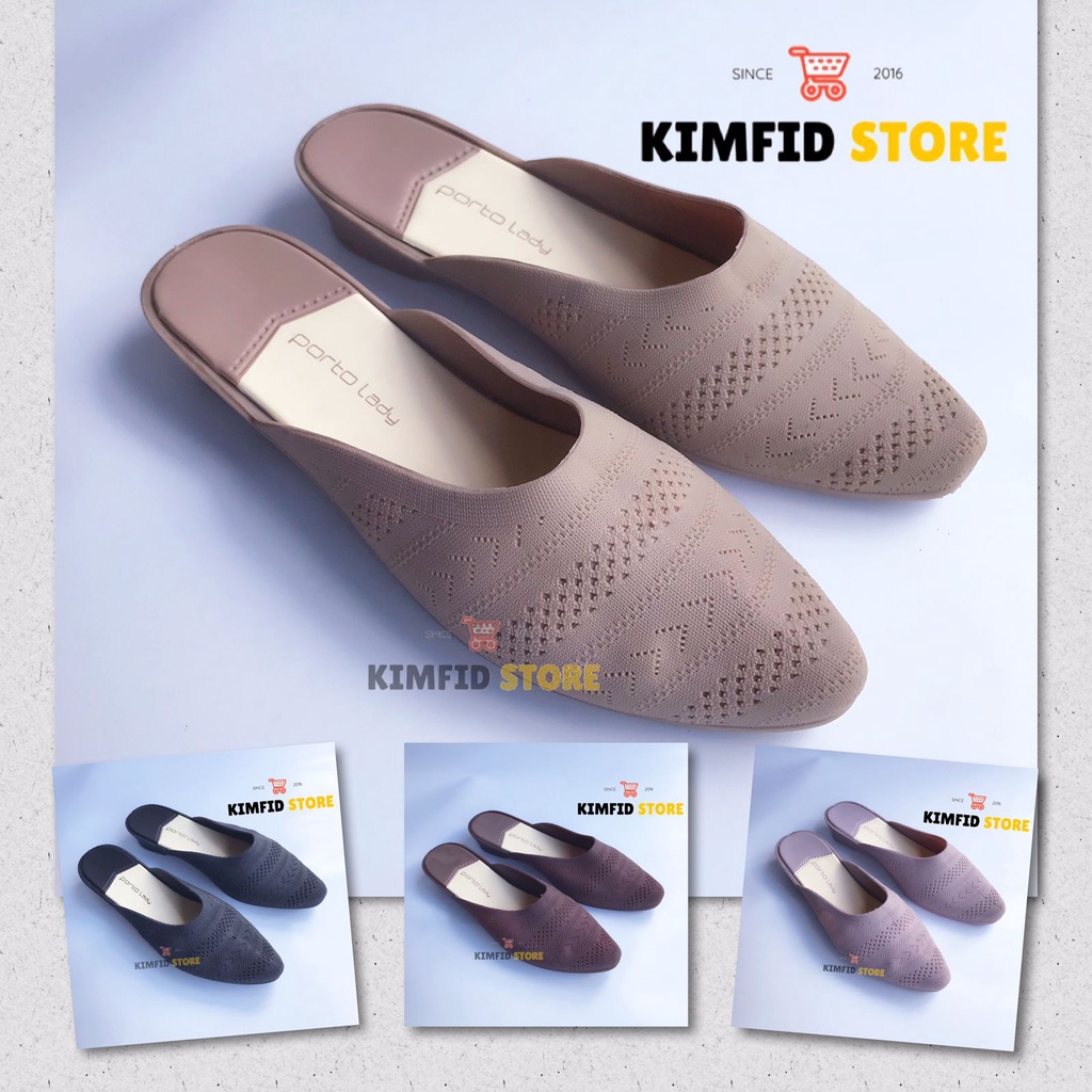 Sandal karet jelly wedges porto lady SOC