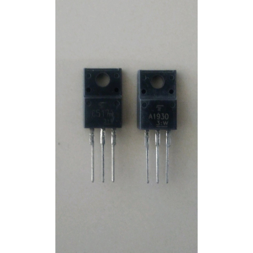 Langsung Order SATU SET TRANSISTOR TOSHIBA 2SA1930 2SC5171 ORIGINAL A1930 dan  C5171 Murah