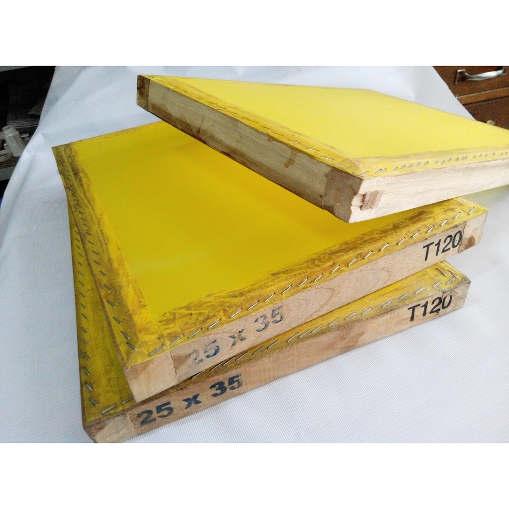 

Screen T 120 / T120 (25x35cm) Sablon Manual Untuk Cat Oil Base