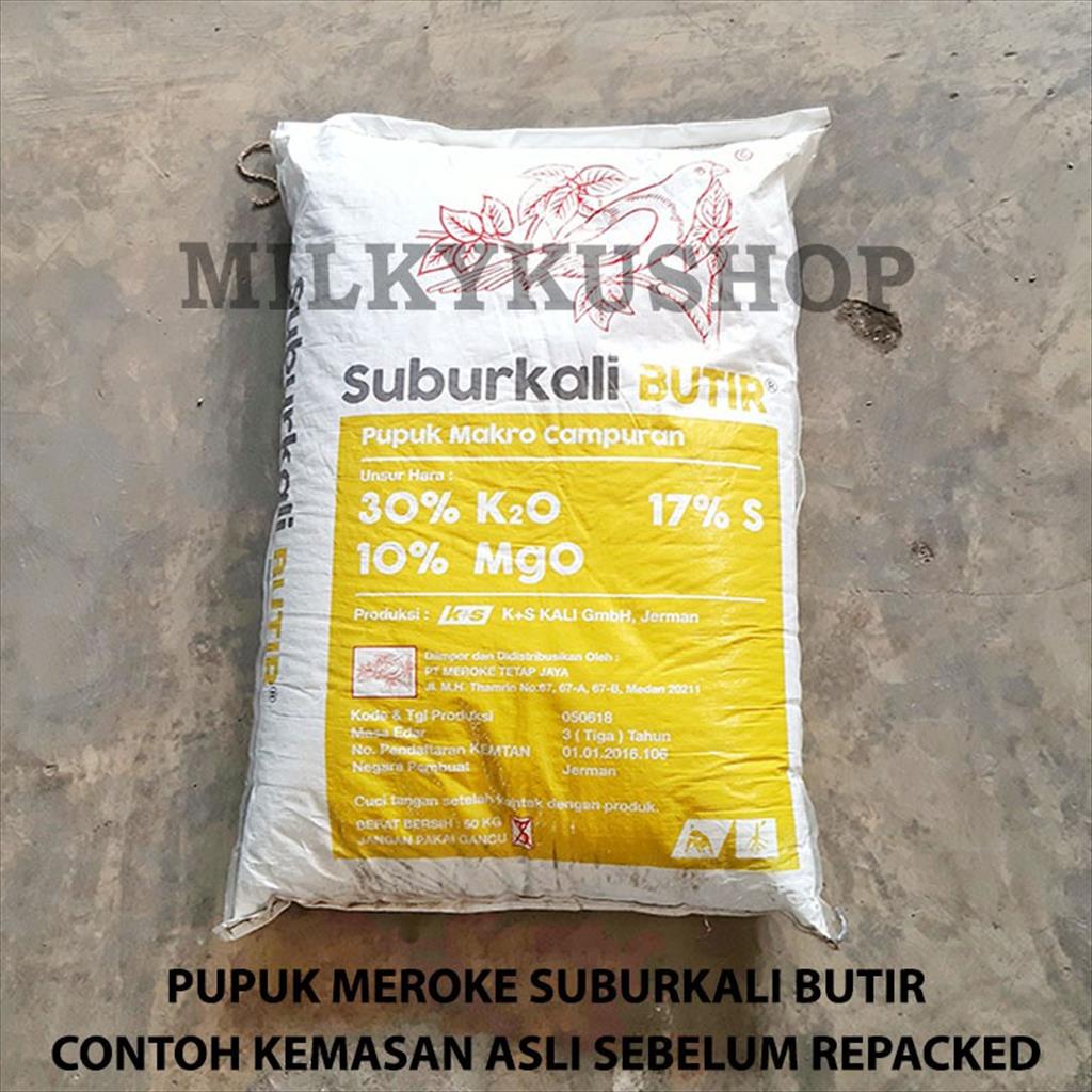 PUPUK MEROKE SUBURKALI BUTIR 1 KG KEMASAN REPACK