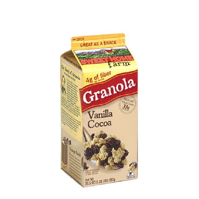 

SWEET HOME FARM GRANOLA VANILLA COCOA 582GR | PRODUCT OF USA