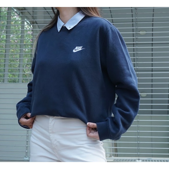 thrift preloved secondhand vintage nike authentic original pullover oversized sweater sweatshirt jum