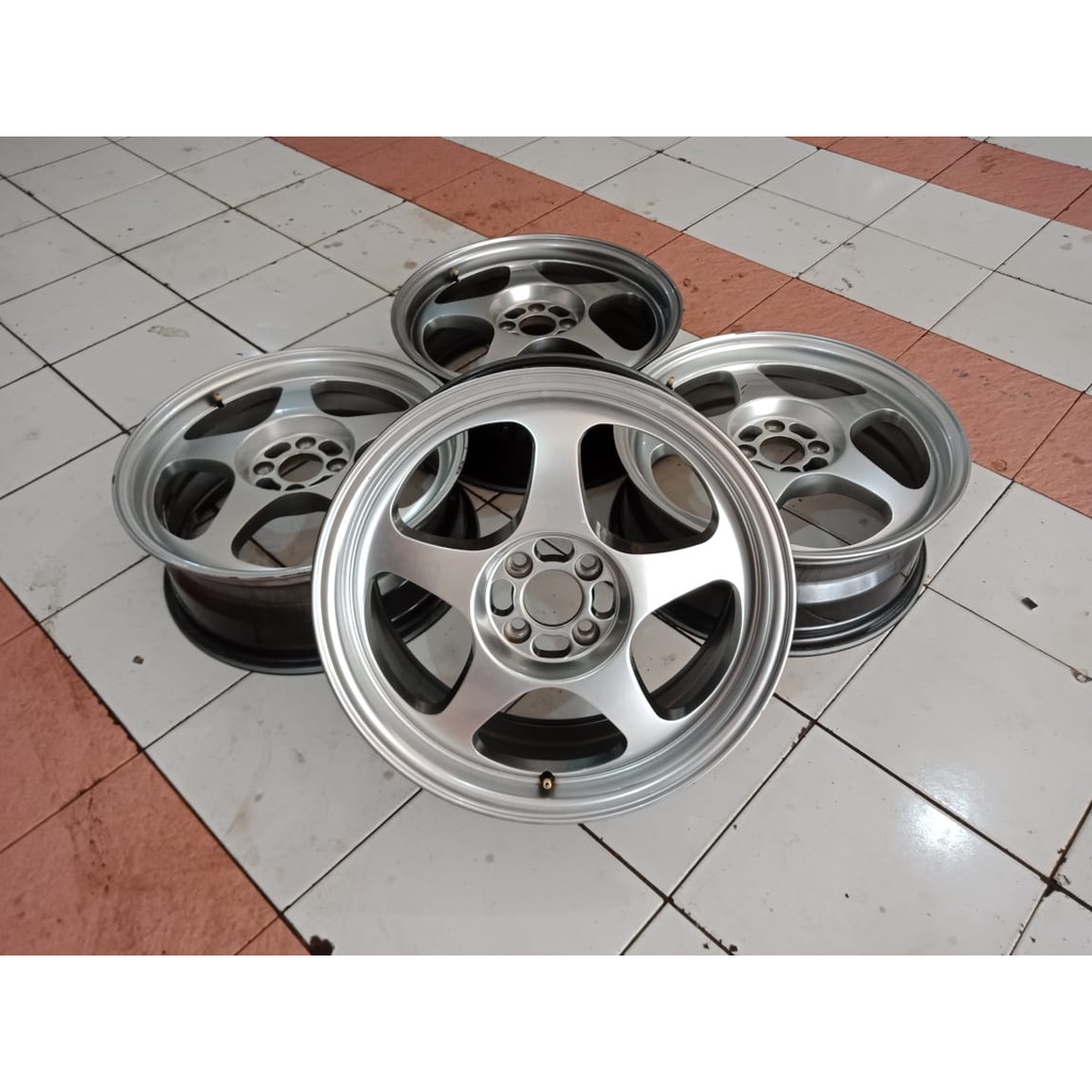 velg mobil seken bekas ring 16x6 pcd 4x100  seken bekas murah