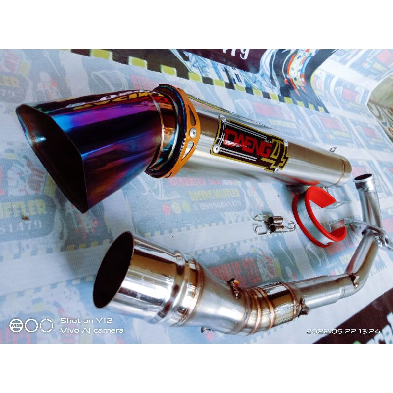 knalpot racing daeng sai 4 diamond PNP PCX 160, PCX Nmax Aerox Vario xmax