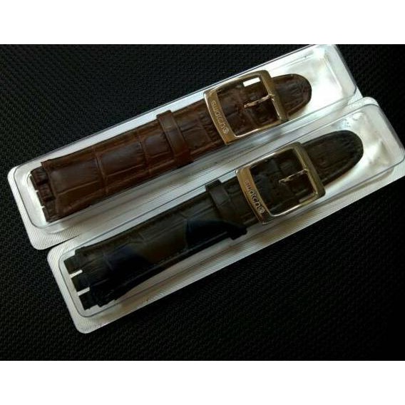 Tali Jam Tangan Strap Jam Tangan Kulit Pria Wanita Swatch Terbaru