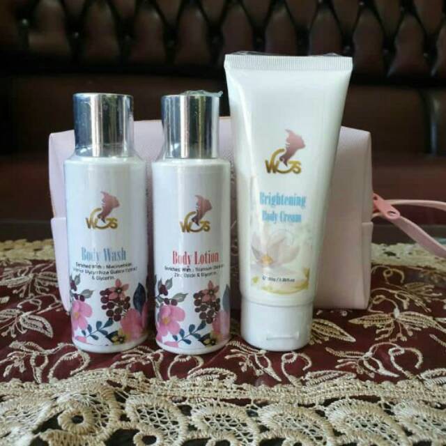 WGS Paket Pemutih Badan / WGS Paket Badan (Whitening Glossy Skincare)