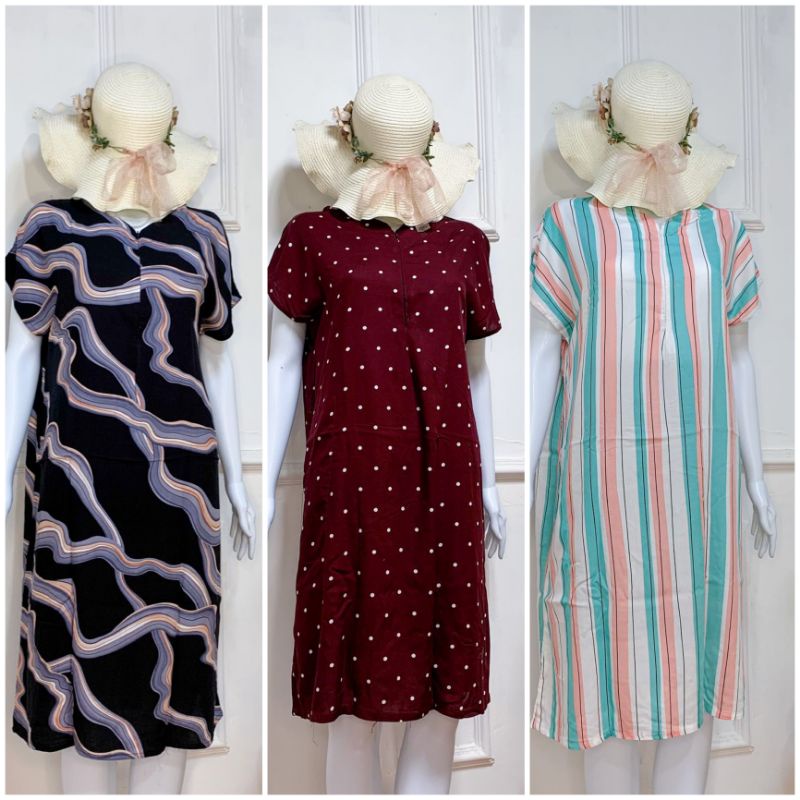 COD HOME WEAR DASTER PENDEK SELUTUT RAYON PREMIUM BUSUI / DASTER RAYON BUSUI / DASTER VISKOS PREMIUM