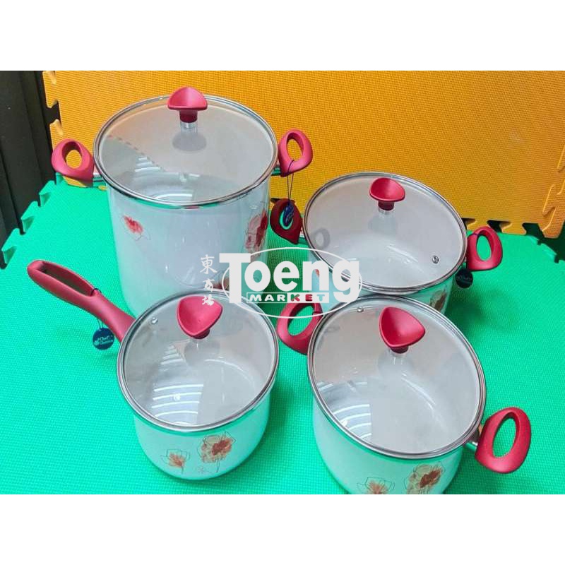 PANCI SET OF 8 W/GL POPPIES