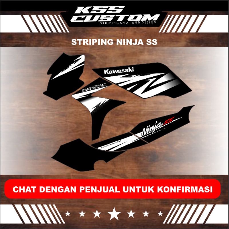 Jual Striping Ninja Ss Simpel Striping Ninja Ss Variasi Striping Ninja Kips Striping Ninja