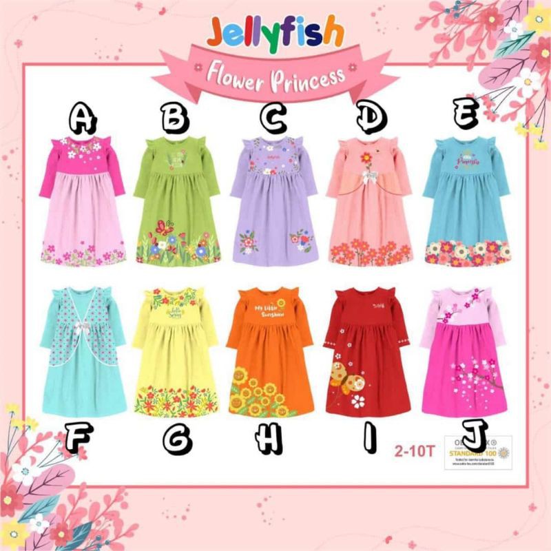 GAMIS / LONGDRESS FLOWER PRINCESS by JELLYFISH