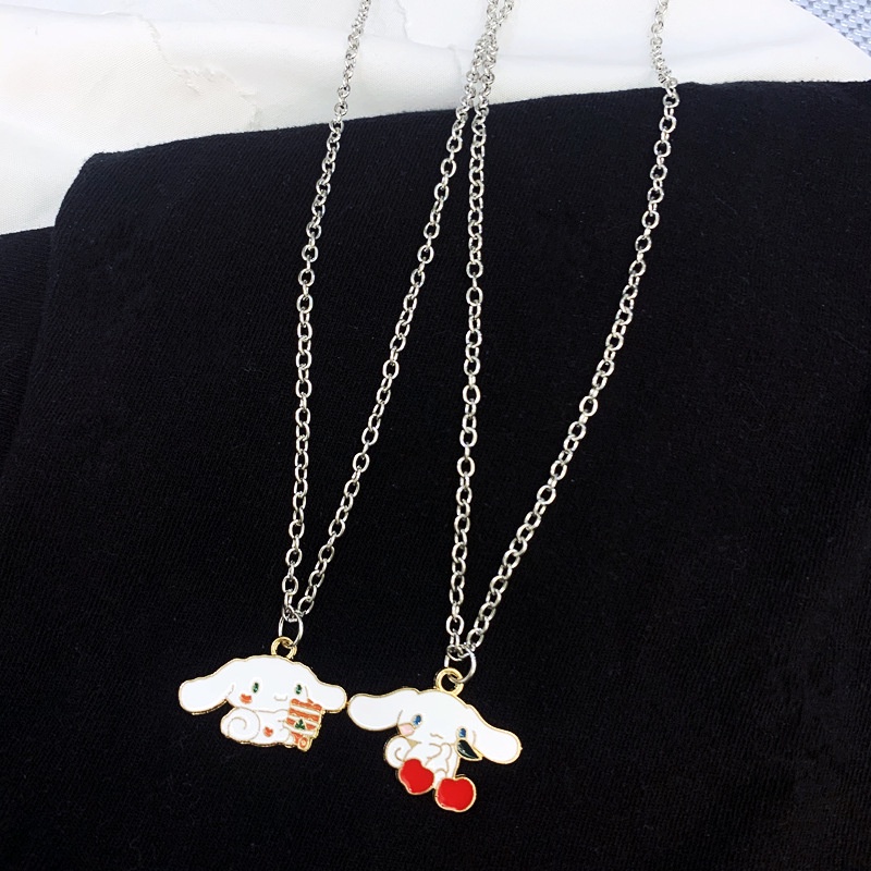 StellaLou kalung keras kartun lucu alloy kepribadian seperti anak-anak kartun rantai sweater pasanga