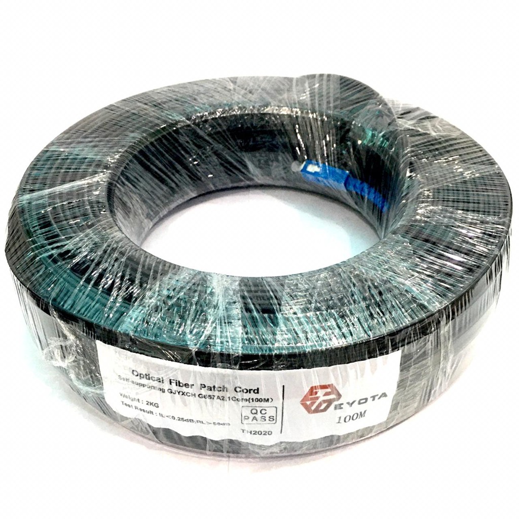 Optical Fiber Patch QC Pass 100m / 150m / 200m Kabel Fiber Optik / FO