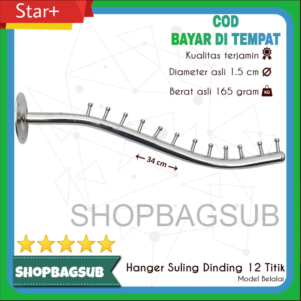 Jual Hanger Suling Belalai Tembok Titik Paku Sekrup Tembok Shopee Indonesia