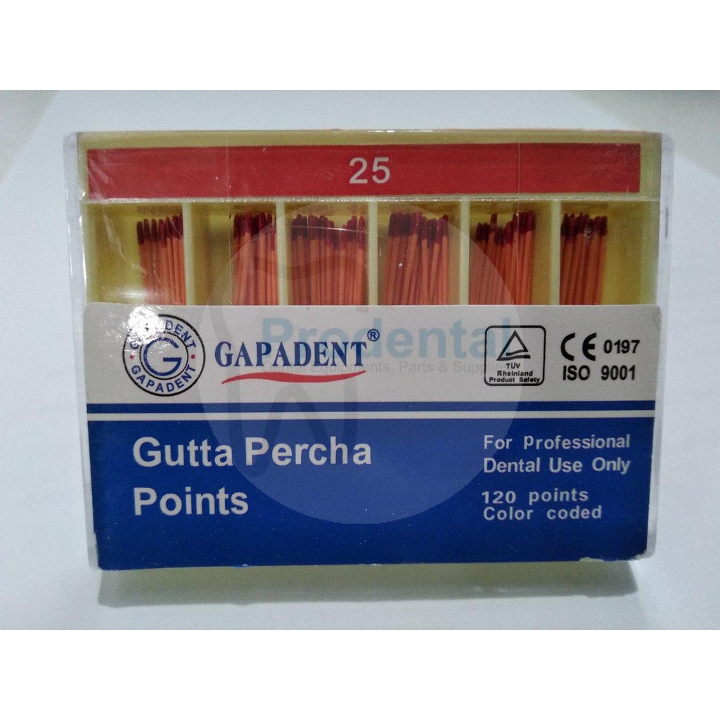 Dental gutta percha point 15 20 25 30 35 40 15-40 45-80 gutap guttap endo PSA